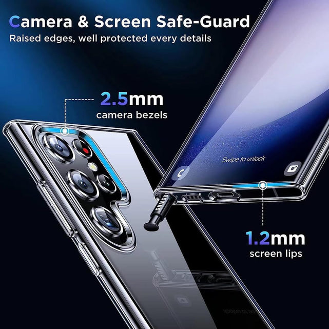 Redpepper Galaxy S25 Ultra Cover Trasparente Magnetica TPU