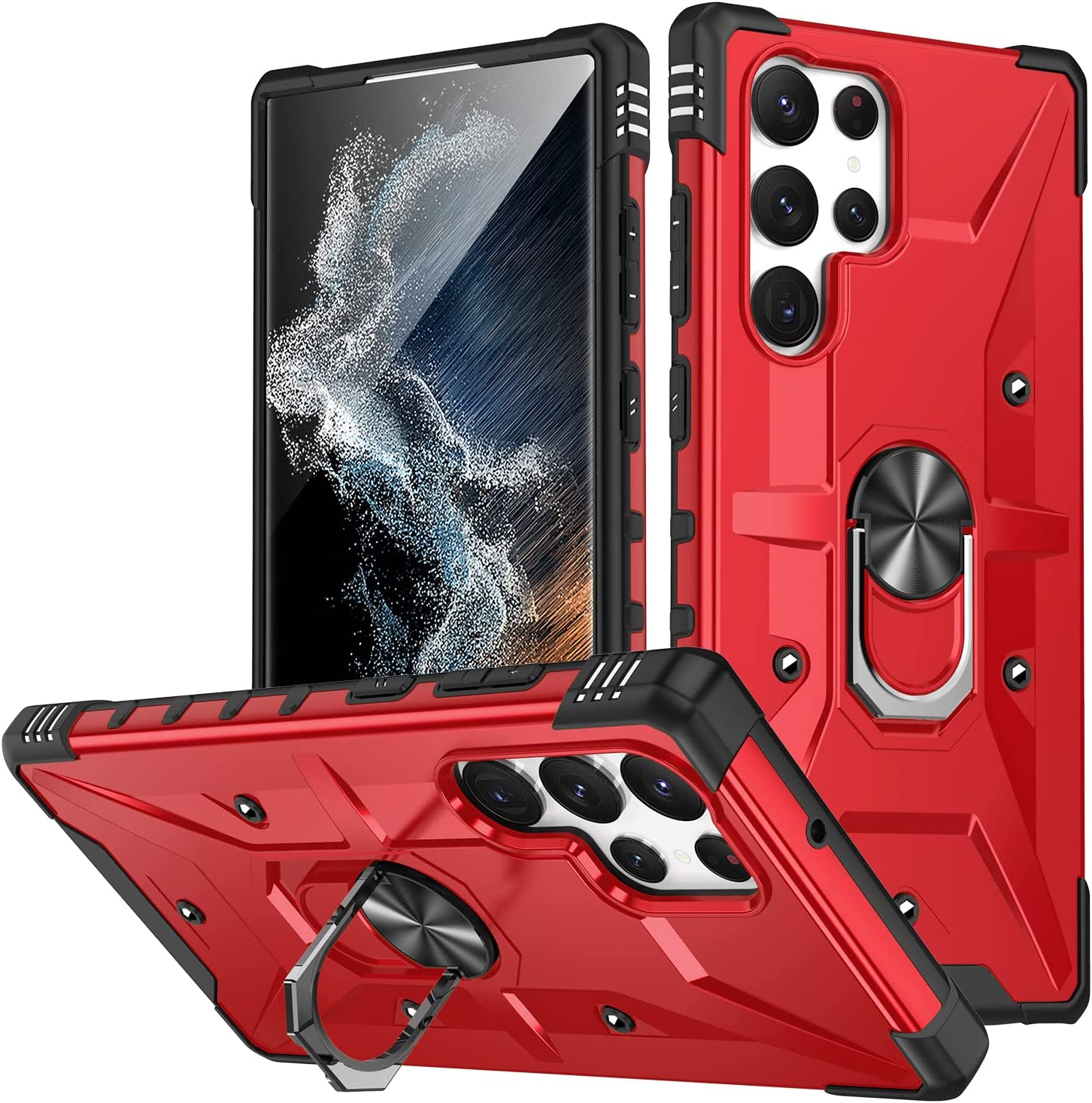 Redpepper Galaxy S23 Ultra custodia con anello stand