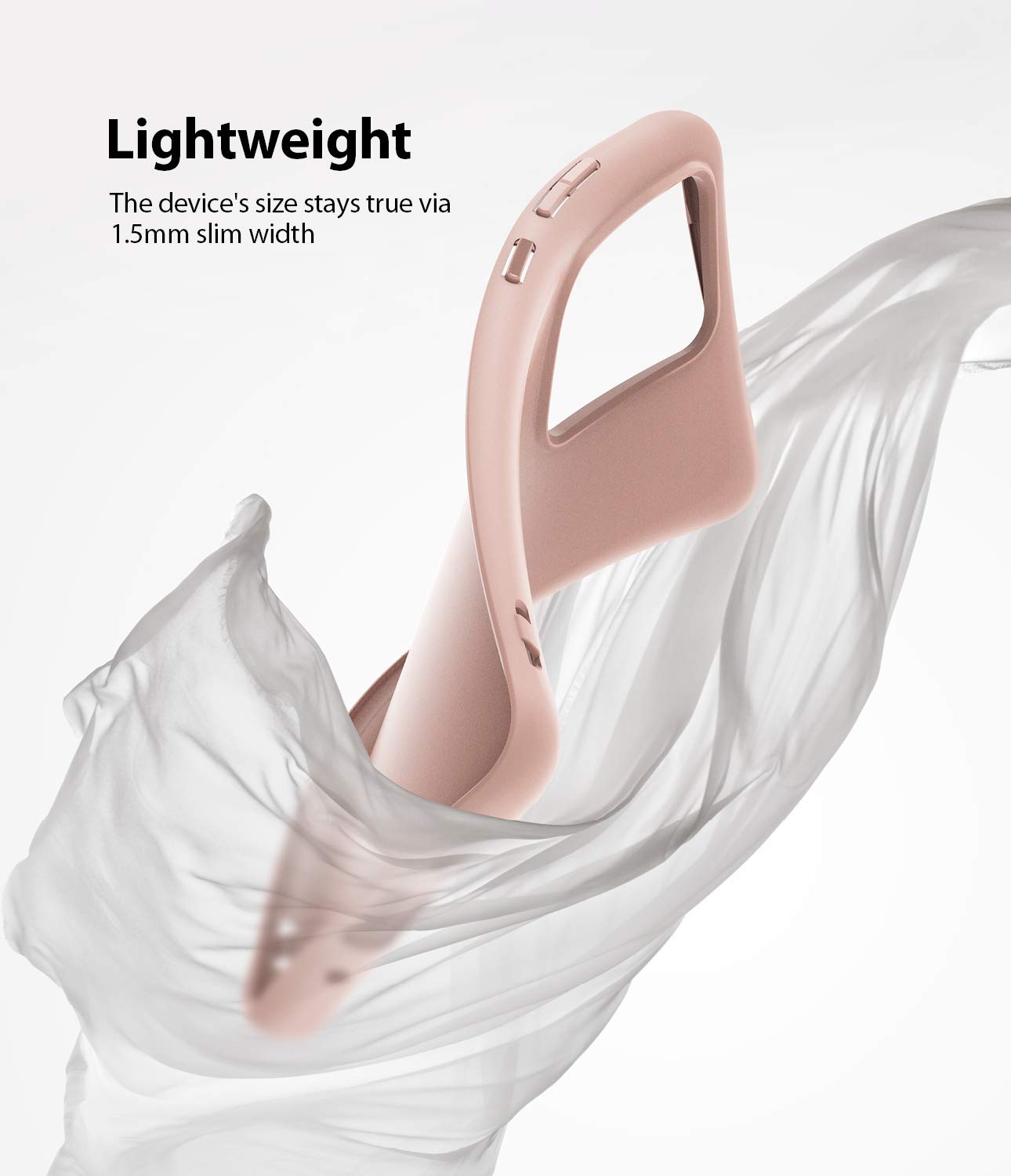 Ringke Air S Galaxy S20 Ultra custodia sottile rosa Pink Sand
