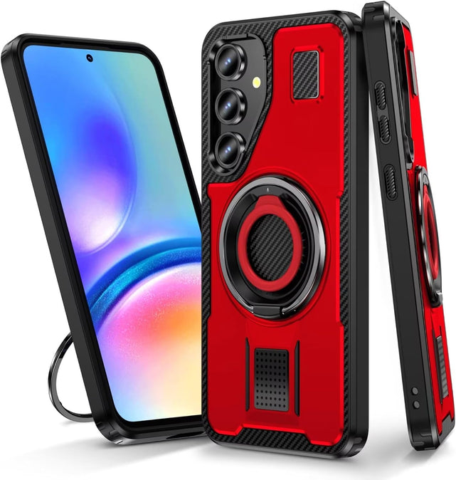 Redpepper Galaxy S24 Plus S25 Plus cover verde con stand ad anello