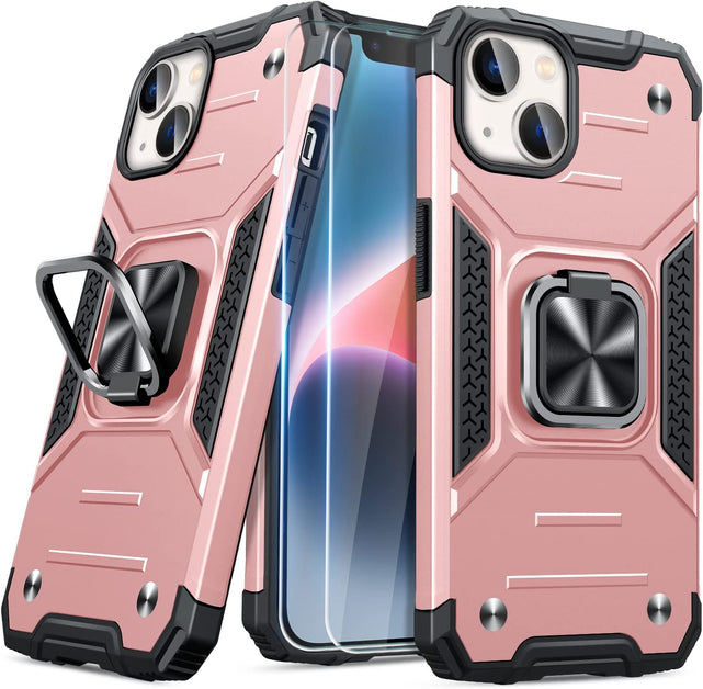 Redpepper iPhone 14 Cover Anello Stand Antiurto 6,1"