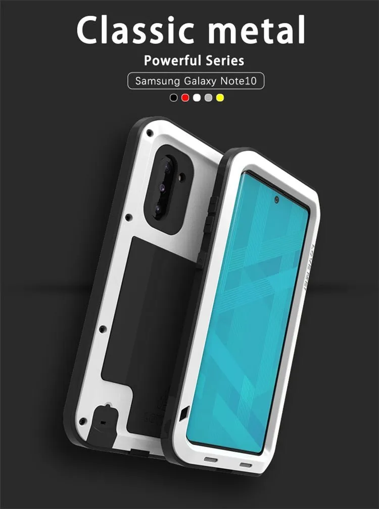 Redpepper Galaxy Cases Note 10 cover alluminio nera