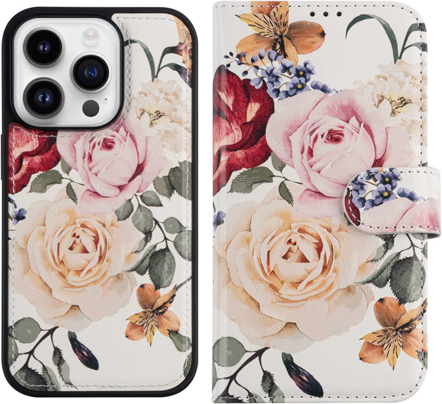 Redpepper iPhone 14 Pro cover portafoglio pelle 4 carte