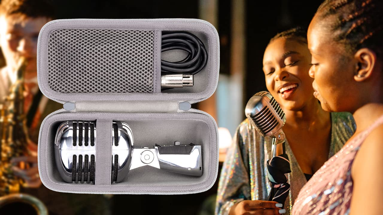 Aenllosi Microphone Case Super 55 custodia rigida EVA nera