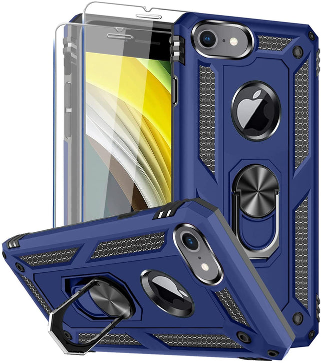 Redpepper iPhone 7/8 cover anello stand 360° militare