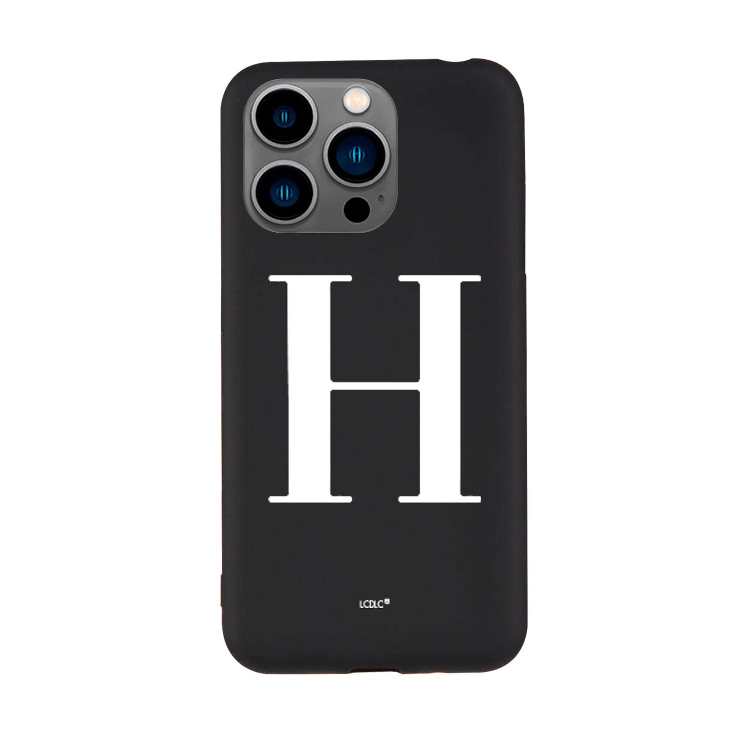 La Casa de las Carcasas Personalizzate iPhone 15 Pro custodia nero iniziale