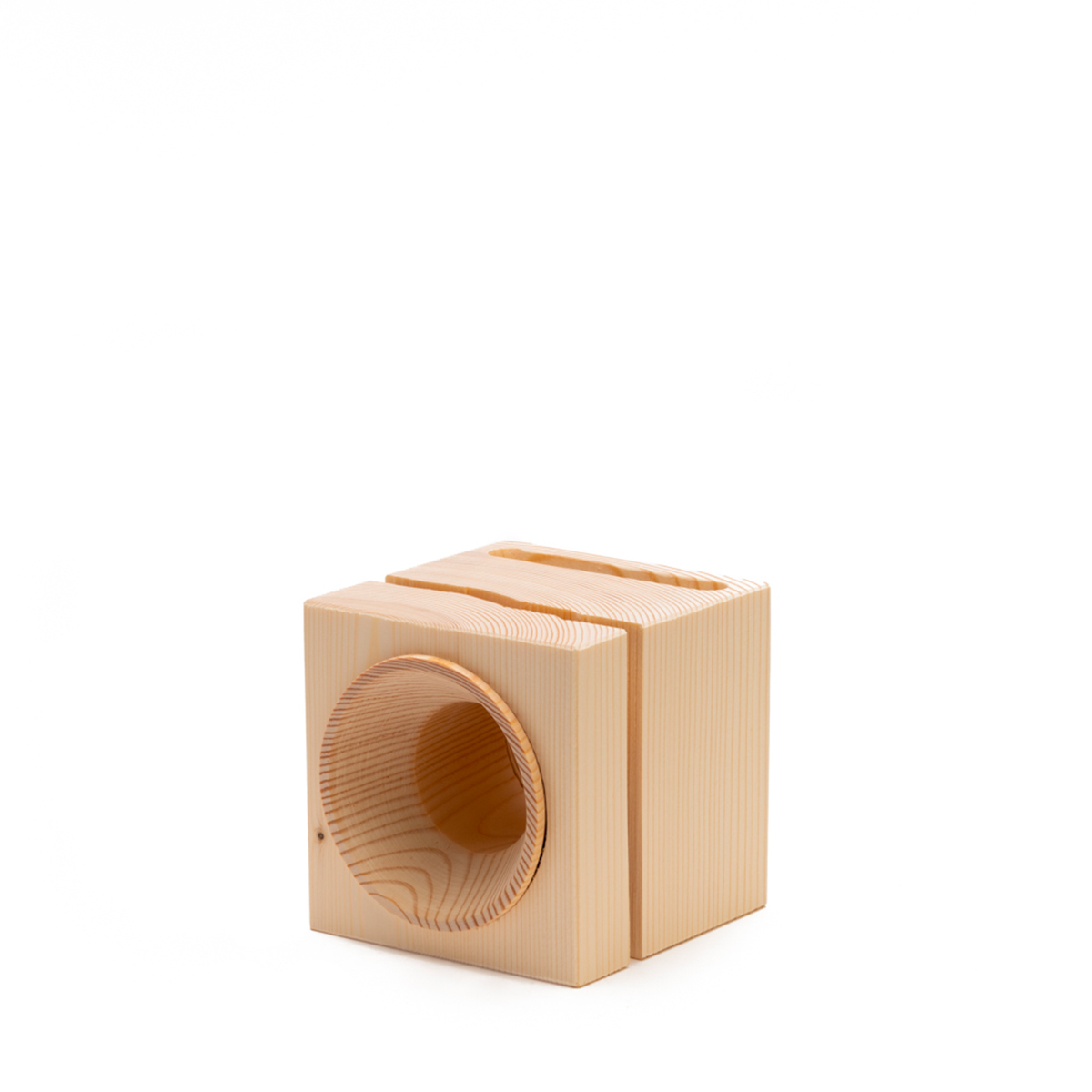VAIA Cube Amplificatore Smartphone Legno 10x10 cm Naturale