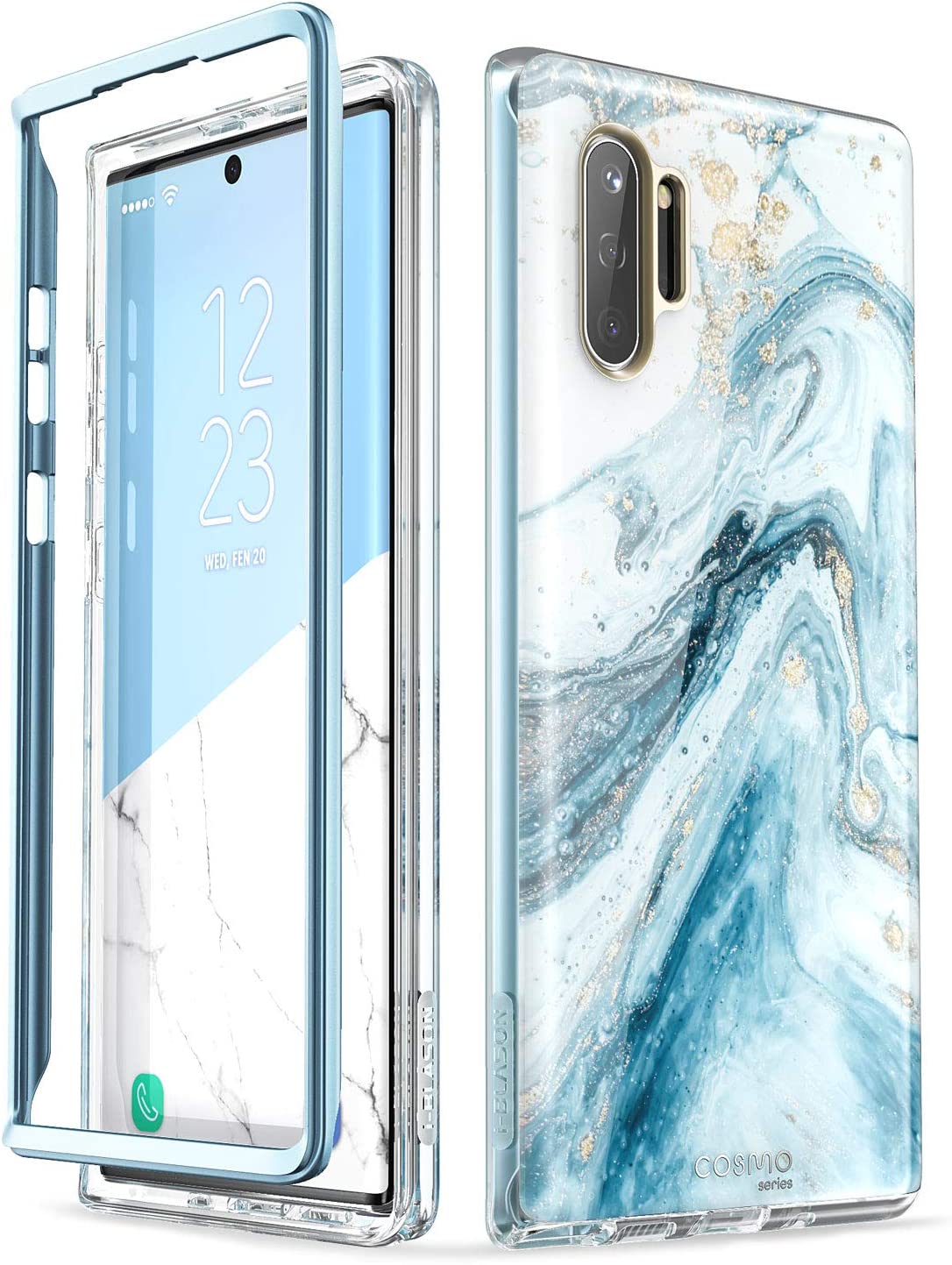 Redpepper Galaxy Note 10 Plus Cover Marmo S-Pen TPU+PC