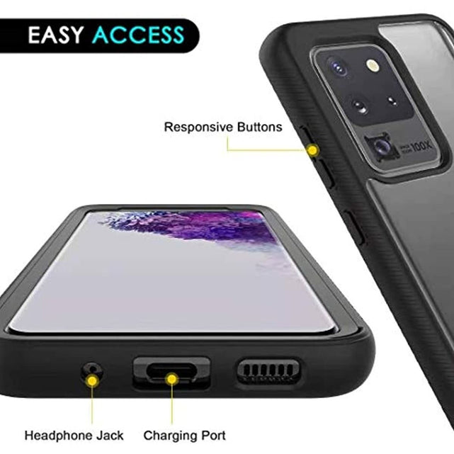 Redpepper S20 Ultra cover nera antiurto slim 6,9"