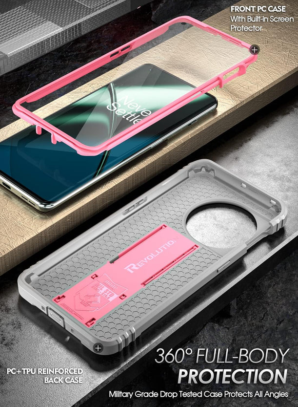 Redpepper OnePlus 11 5G Custodia Rosa Chiaro Antishock