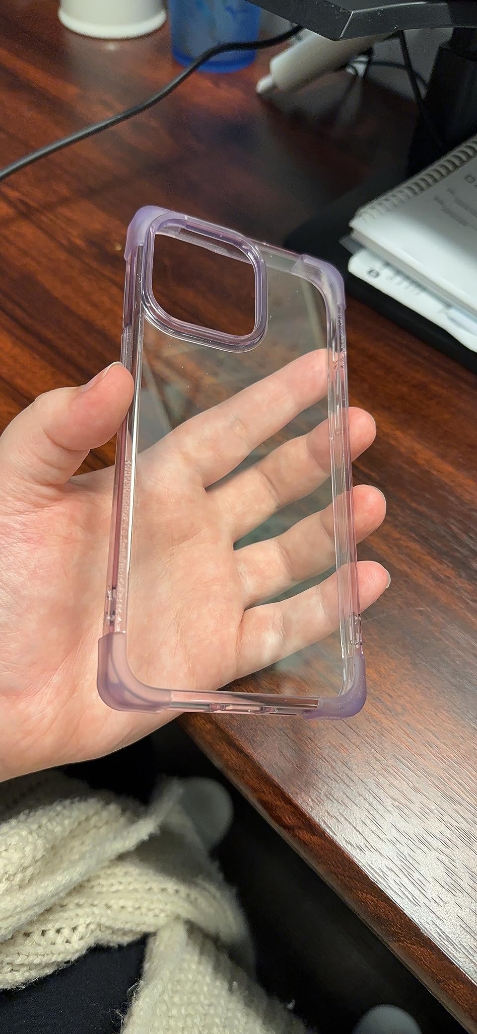 Ringke Fusion Bumper Cover iPhone 14 Pro Nera Matte Opaca
