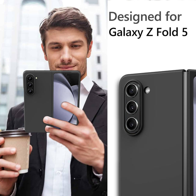 Redpepper Galaxy Cases Z Fold 5 cover nera antiurto 7.6" TPU