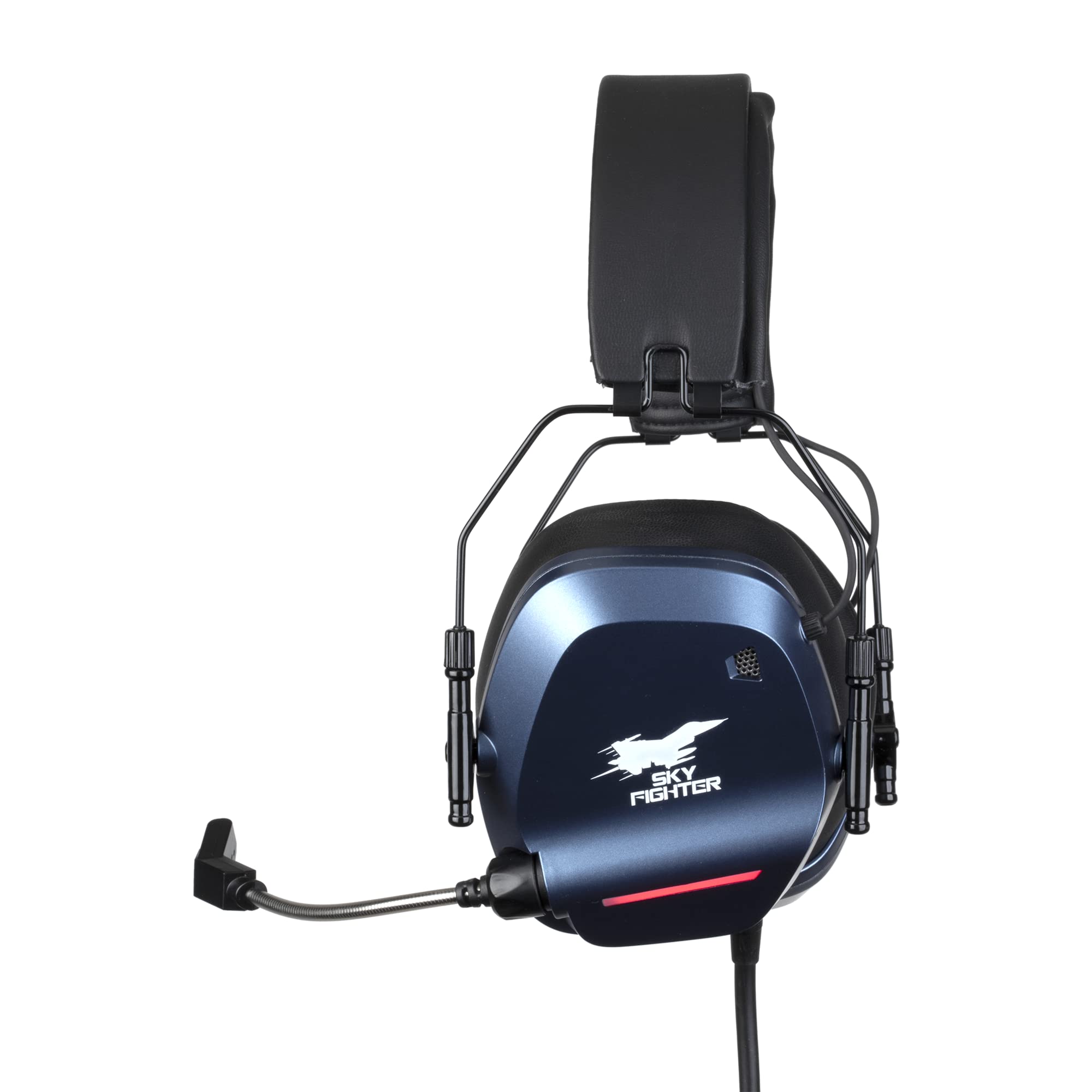 Konix Drakkar Skyfighter One cuffie gaming nero blu 50 mm