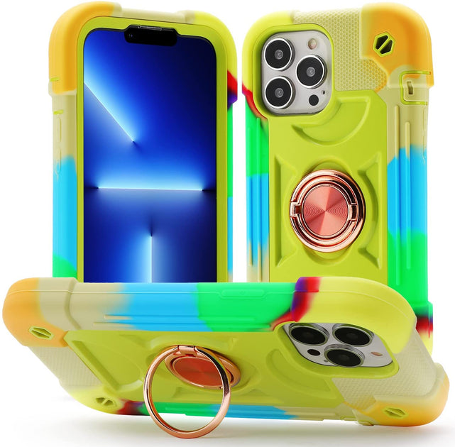 Redpepper Apple Cases 13 Pro Max cover militare con anello 360