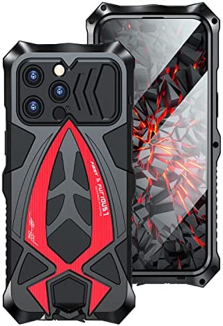 Redpepper iPhone 14 Cover Bumper Metallo Antiurto con Vetro