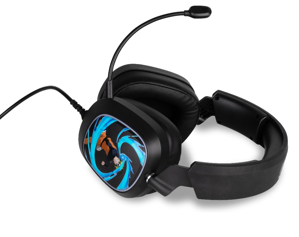 Konix Naruto Shippuden Cuffie gaming 7.1 nere