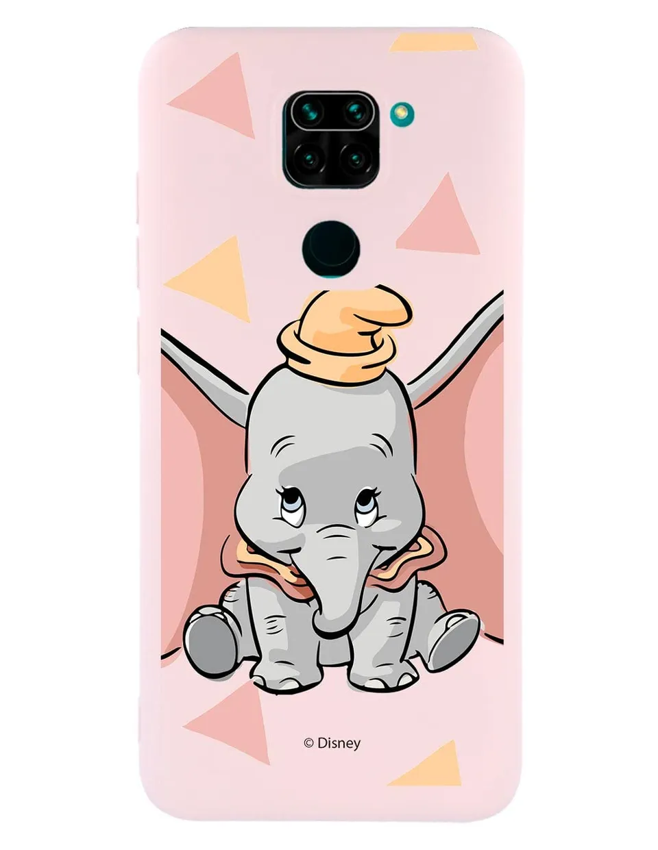 La Casa de las Carcasas Redmi Note 9 cover Dumbo rosa silicone
