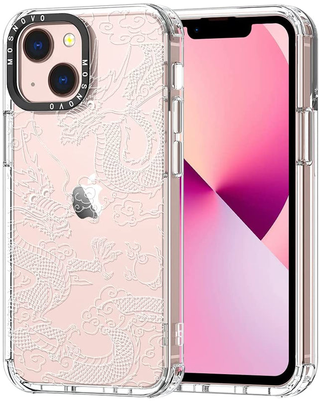 Redpepper Apple Cases iPhone 13 Mini cover leopardo trasparente slim