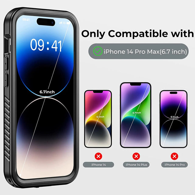 Redpepper iPhone 14 Pro Max cover impermeabile trasparente