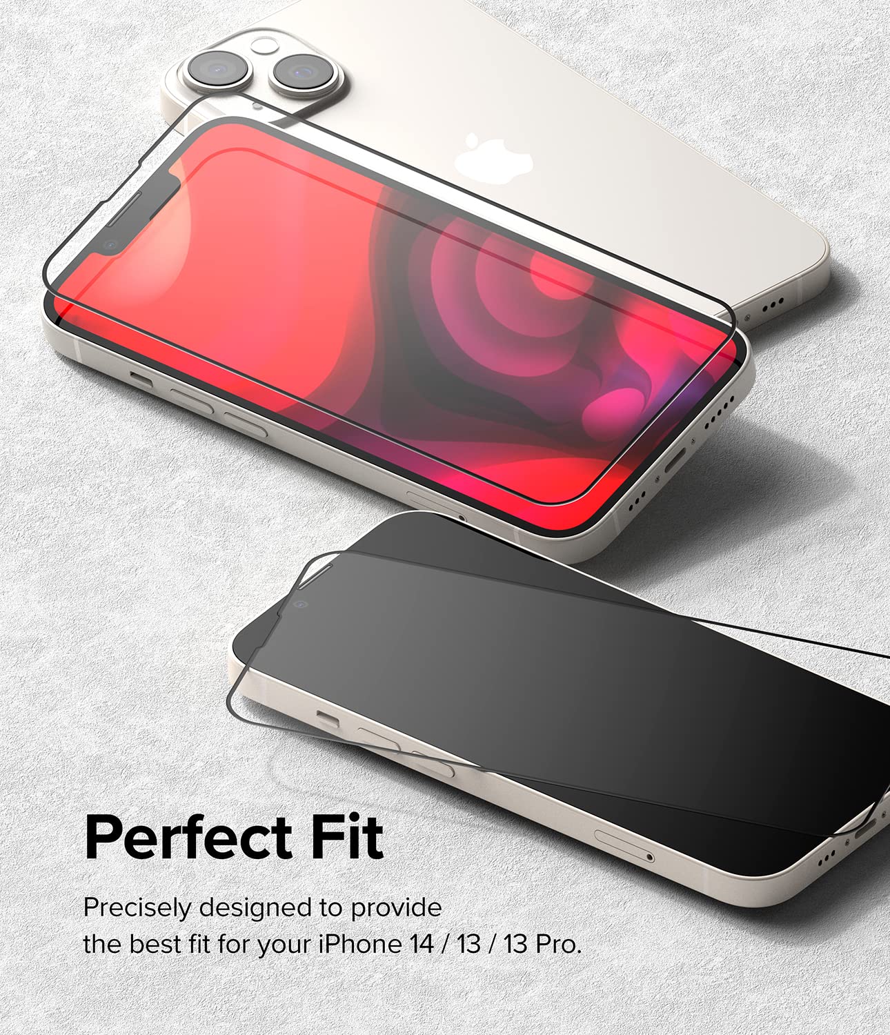 Ringke Camera Full Cover Glass Pellicola iPhone 14 Vetro 9H