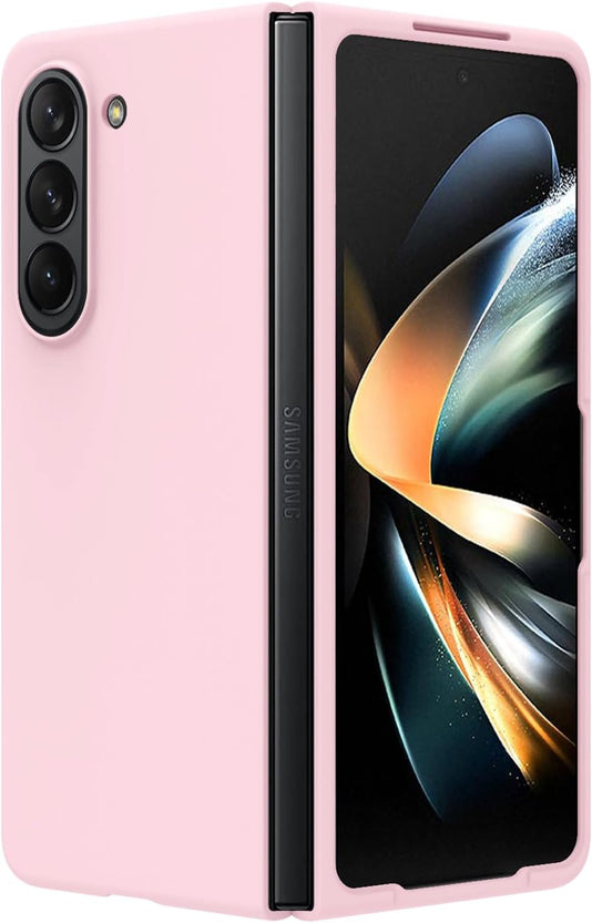 Redpepper Galaxy Z Fold 5 Cover Rosa Sottile PC Antiurto