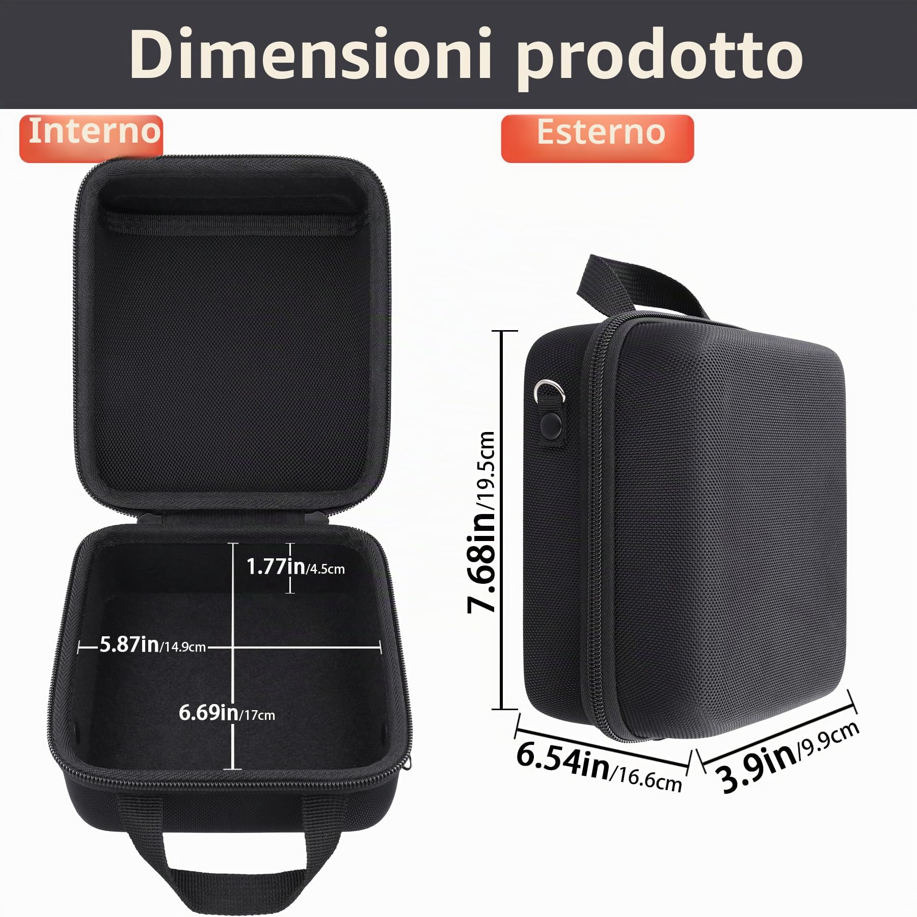 Aenllosi Camera Case custodia Wide EVO 2in1 EVA nera
