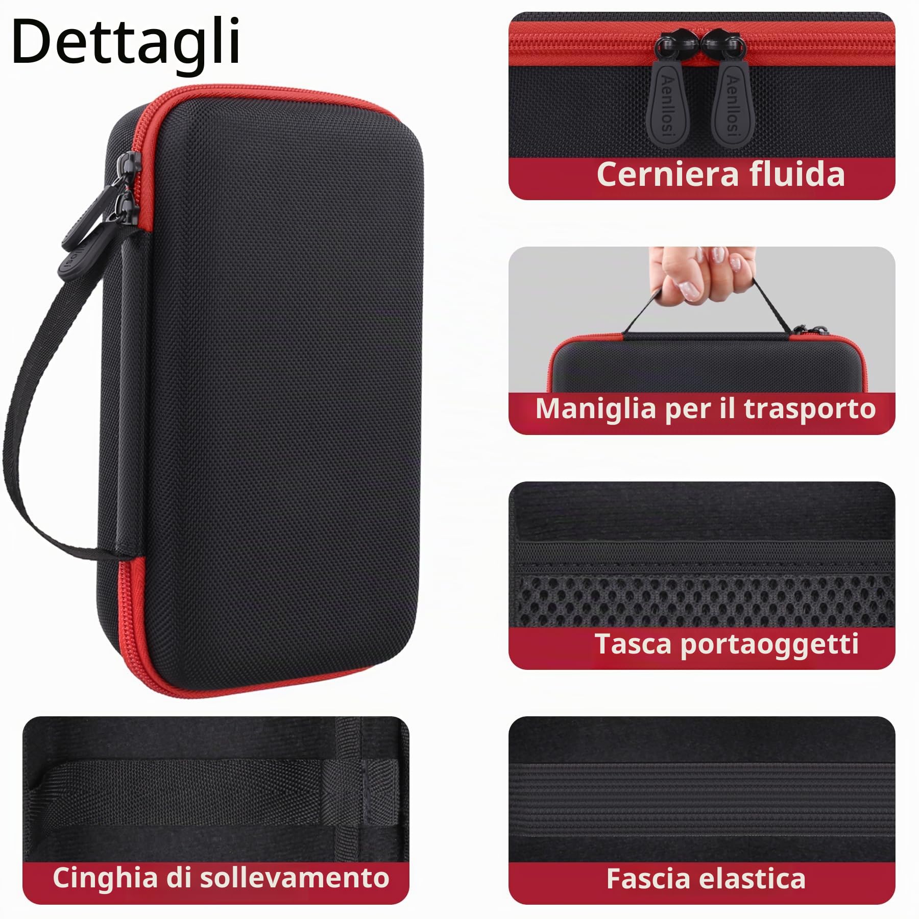 Aenllosi Tool Case custodia multimetro AstroAI TRMS 6000 EVA nera