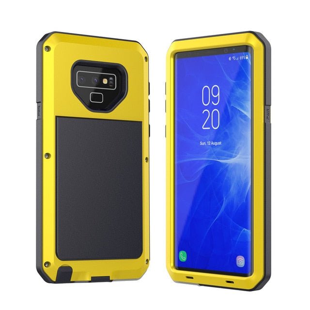Redpepper Galaxy Cases cover Note 9 custodia alluminio antiurto nera