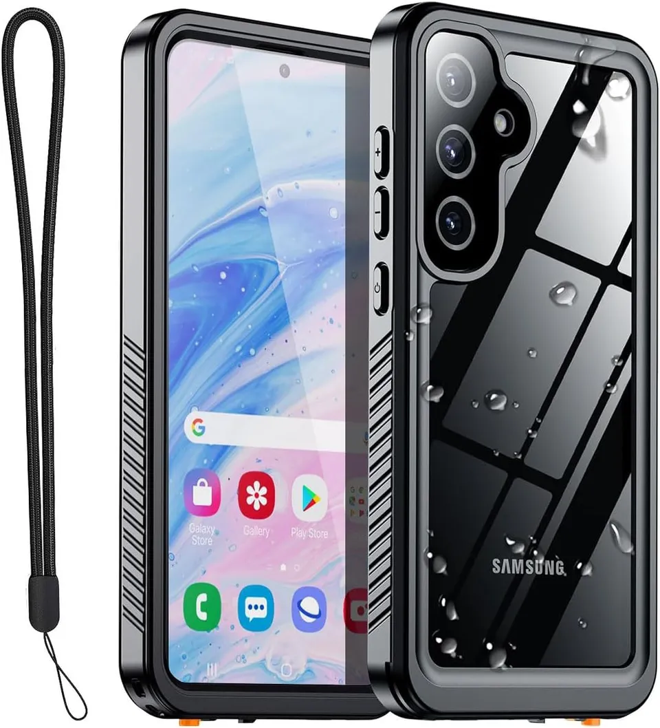 Redpepper Galaxy Cases S25 Clear Custodia impermeabile trasparente