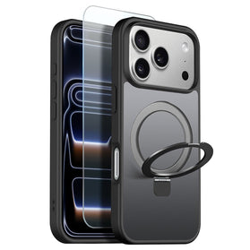 Redpepper iPhone 18 Pro Cover Alluminio Stand Nera