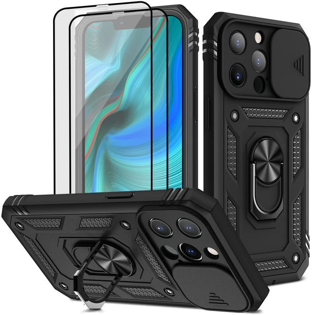 Redpepper iPhone 13 Pro Max cover magnetica nera antiurto