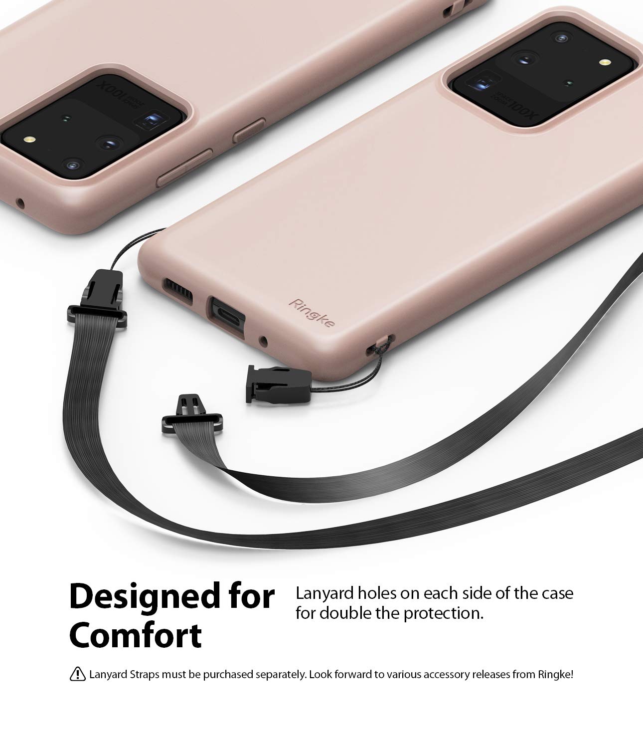 Ringke Air S Galaxy S20 Ultra custodia sottile rosa Pink Sand