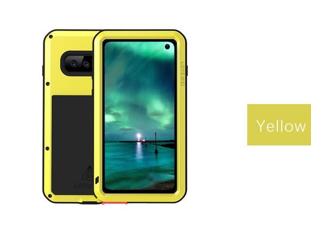Redpepper Galaxy S10 Plus Cover Metallo Antiurto Kickstand