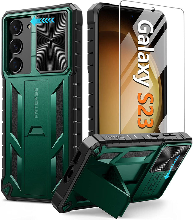 Redpepper Galaxy S23 Cover con Stand e Vetro Temperato
