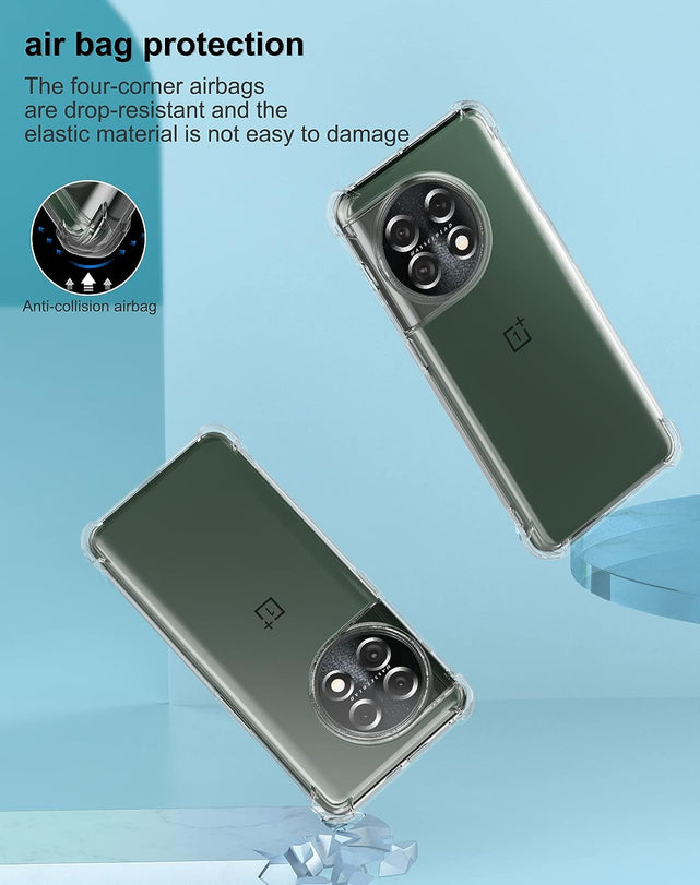 Redpepper OnePlus 11 Cover Trasparente Antigraffio TPU