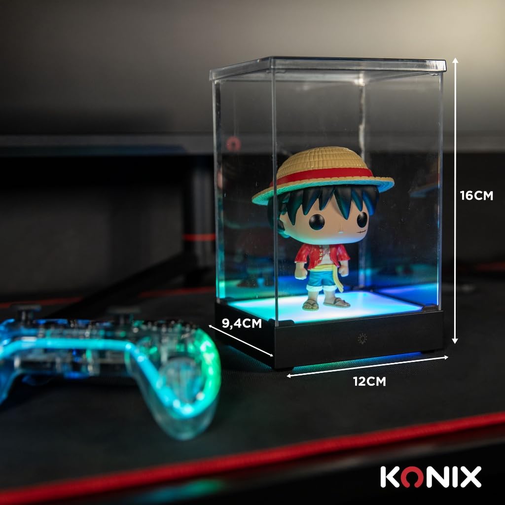 Konix Lighting vetrina LED RGB USB 9x9x14 acrilico