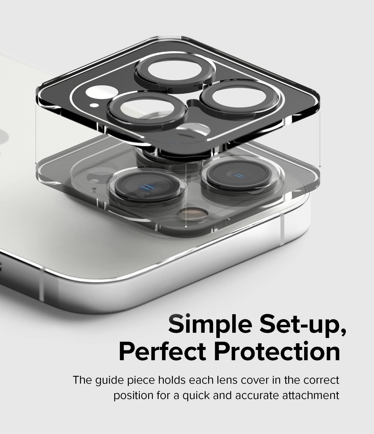 Ringke Camera Lens Frame Glass Vetro Fotocamera iPhone 14 Pro 0,33 mm