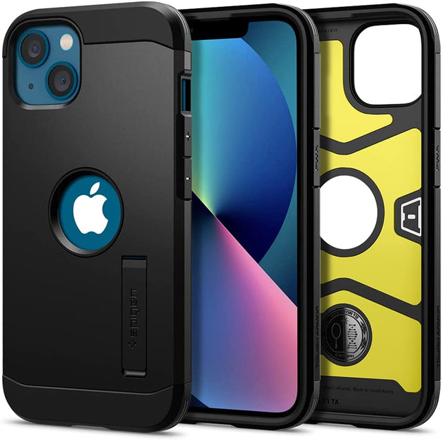 Redpepper iPhone 13 Cover Corazzata Extreme Nera Stand