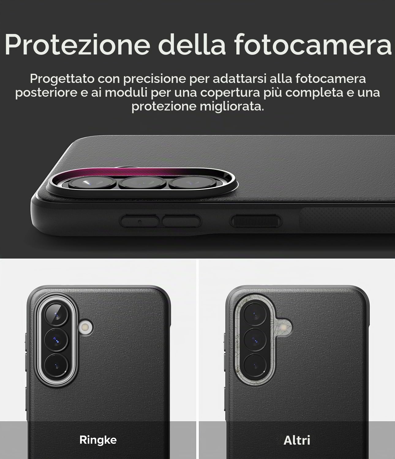 Ringke Onyx Cover Samsung Galaxy A57 TPU Nera Black
