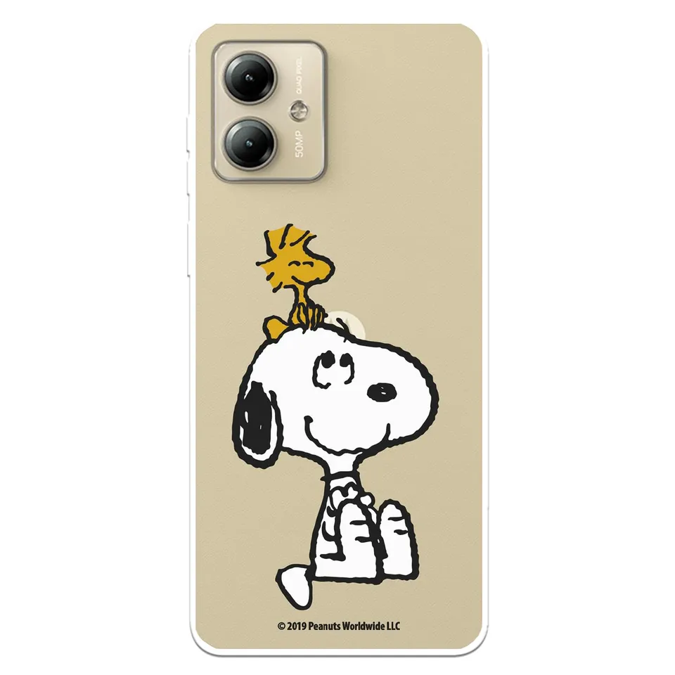 La Casa de las Carcasas Snoopy Woodstock custodia Moto G14