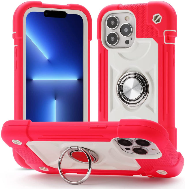 Redpepper Apple Cases 13 Pro Max cover militare con anello 360
