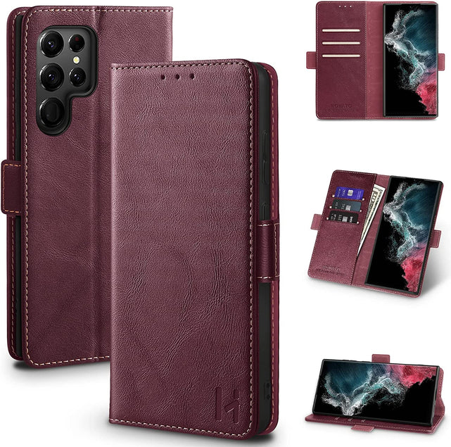 Redpepper Galaxy S22 Ultra custodia portafoglio pelle RFID