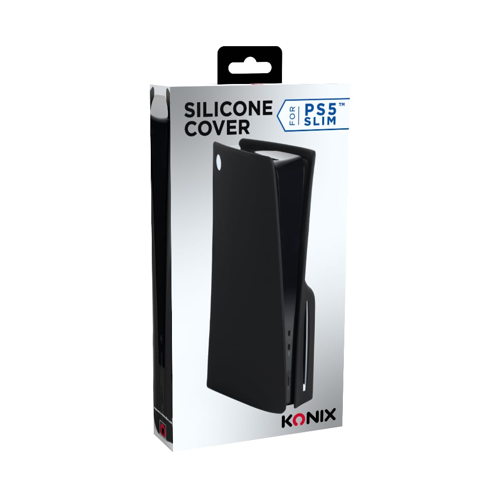 Konix Bags PS5 Slim custodia silicone Nero antiurto 1 pezzo