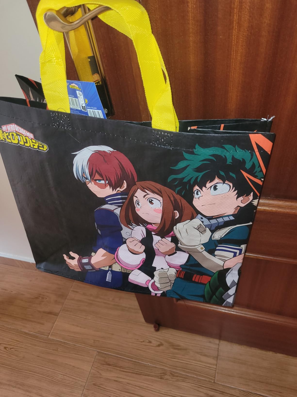 Konix My Hero Academia Borsa Spesa Nero Team 40x45x20 Riciclata