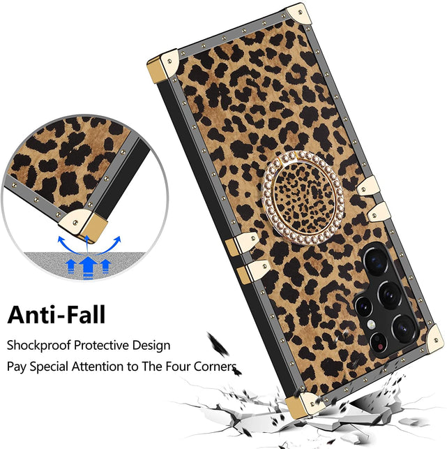 Redpepper S22 Ultra cover anello kickstand quadrata