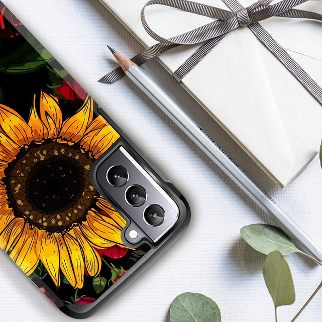 Redpepper Galaxy Cases S21 Plus Custodia Fiori Slim
