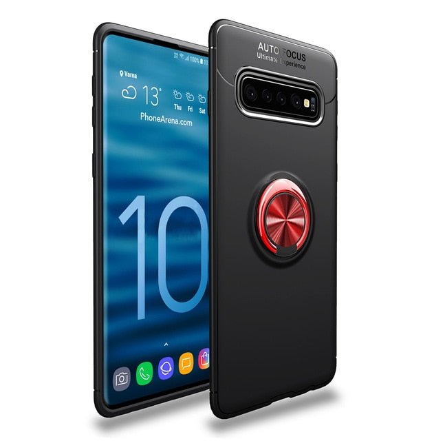 Redpepper Galaxy S10 Plus cover opaca con anello supporto