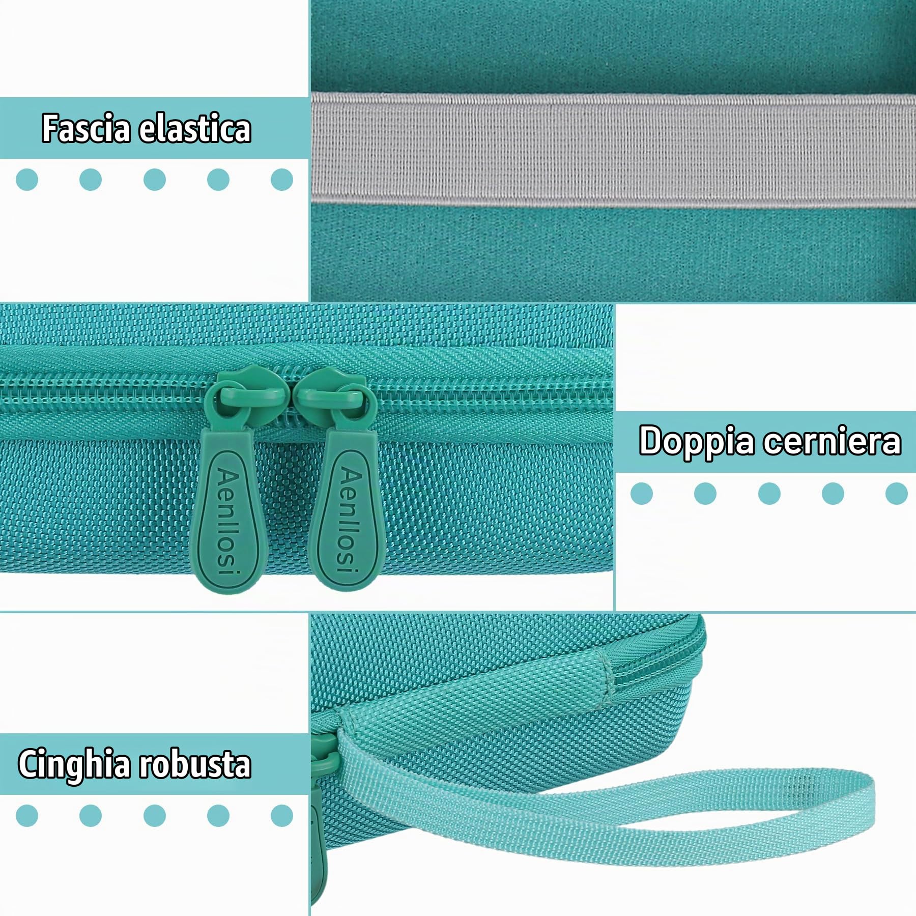 Aenllosi Toy Case custodia carte UNO Verde Chiaro 324 carte