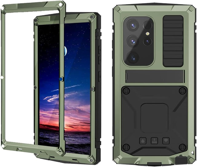Redpepper S24 Plus cover armor metallo nera antiurto