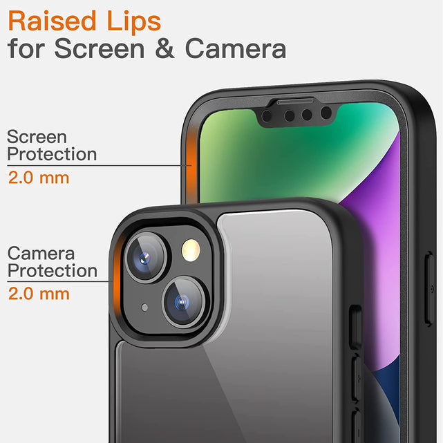 Redpepper iPhone 14 cover integrale trasparente 360° 6,1"